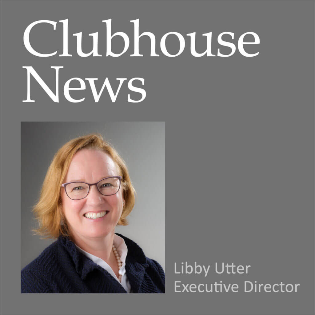 Clubhouse News by Libby Utter - September 2019